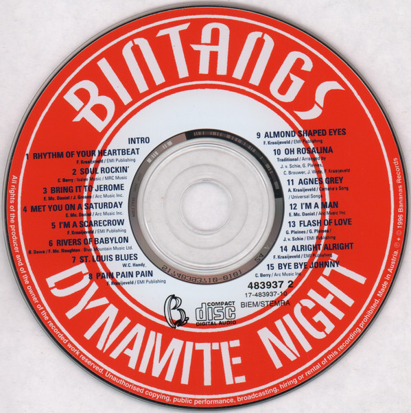 baixar álbum Bintangs - Dynamite Night Live In Paradiso