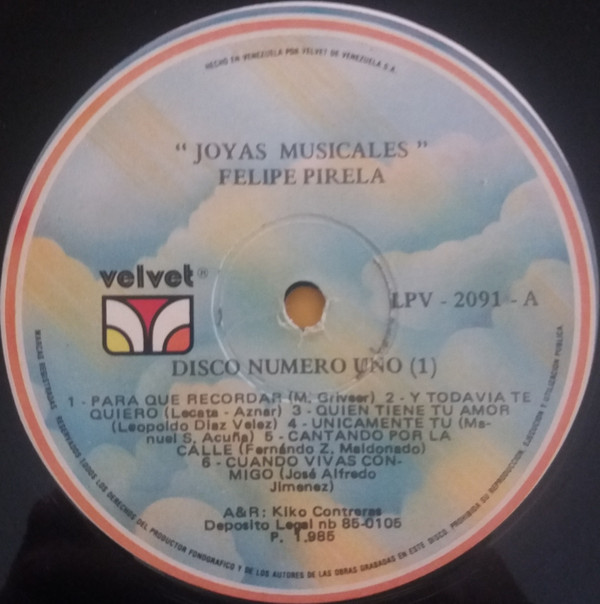 baixar álbum Felipe Pirela - Joyas Musicales