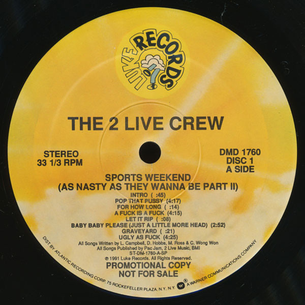 The 2 Live Crew – Sports Weekend (As Nasty As They Wanna Be Part