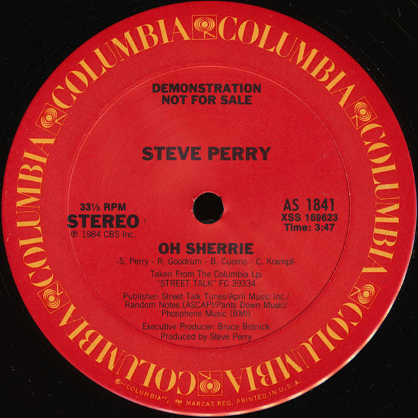 Steve Perry – Oh Sherrie (1984