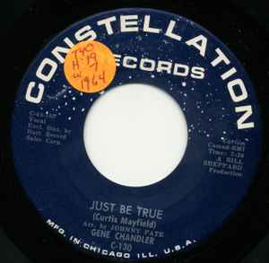 Gene Chandler – Just Be True / A Song Called Soul (1964, Vinyl