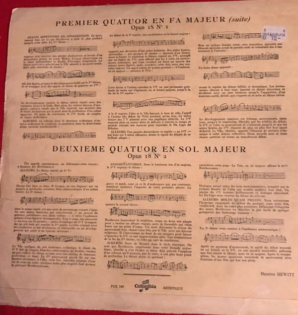 ladda ner album Hungarian String Quartet, Beethoven - String Quartets Volume One No 1 In F Major Op 18 No 1 No 2 In G Major Op 18 No 2