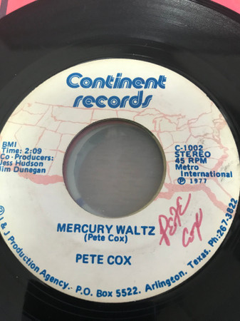 baixar álbum Pete Cox - Mercury Waltz