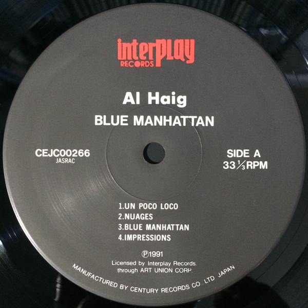 télécharger l'album Al Haig - Blue Manhattan