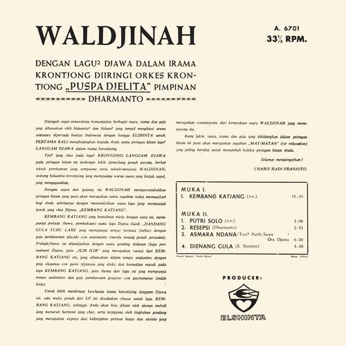 last ned album Waldjinah - Putri Solo Vol 1