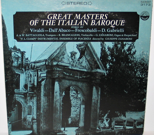 Great Masters Of The Italian Baroque (1967, Vinyl) - Discogs
