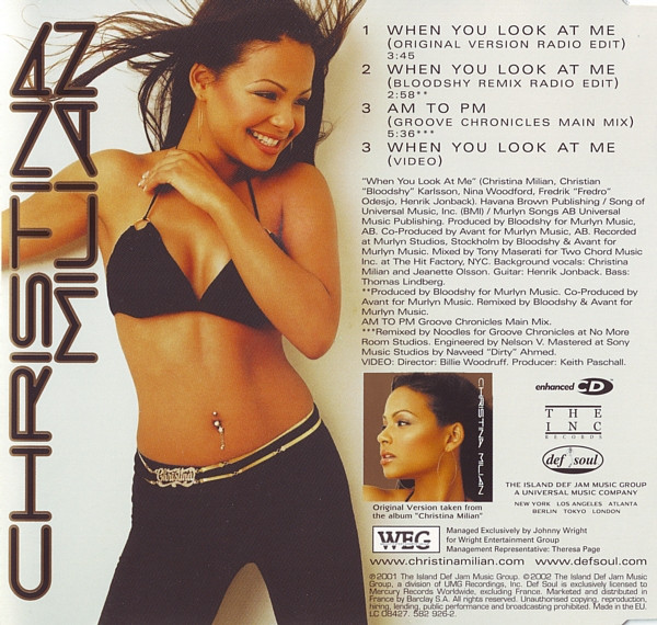 Album herunterladen Christina Milian - When You Look At Me