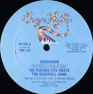 The Furious Five Meets The Sugarhill Gang – Showdown (1981, Vinyl