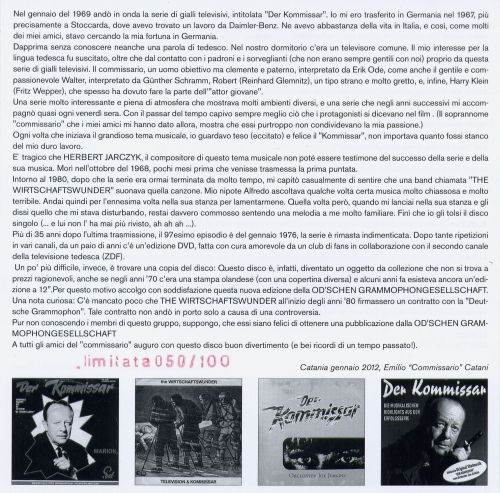 ladda ner album Orchester Joe Jerkins, The Wirtschaftswunder - Der Kommissar