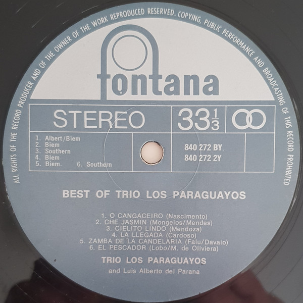 descargar álbum Trio Los Paraguayos And Luis Alberto Del Parana - The Best Of Los Paraguayos