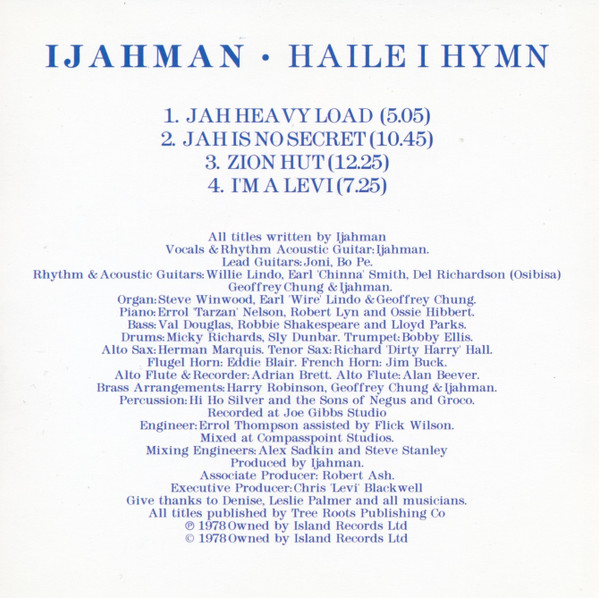 baixar álbum I Jah Man - Haile I Hymn Chapter One