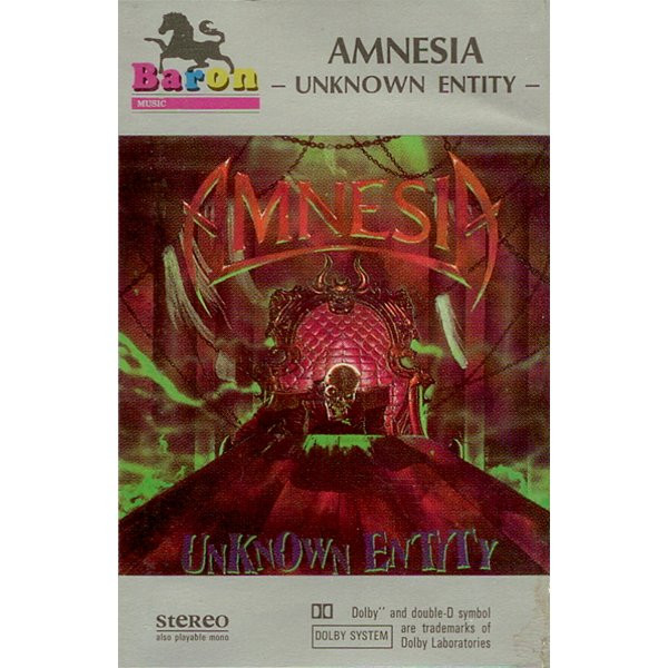 Amnesia – Unknown Entity (1991, CD) - Discogs