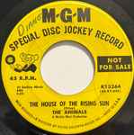 Cover of The House Of The Rising Sun, 1964, Vinyl