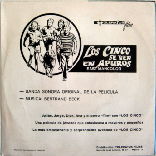baixar álbum Bertrand Bech - Los Cinco Se Ven En Apuros