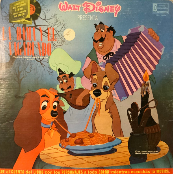 A Dama E O Vagabundo de Walt Disney (1955, Vinyl) - Discogs