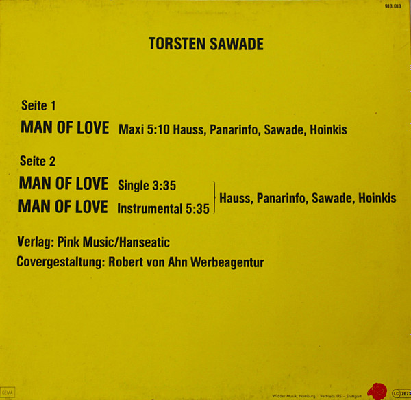 baixar álbum Torsten Sawade - Man Of Love