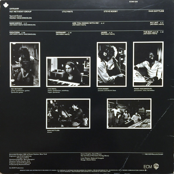 Pat Metheny Group - Offramp | ECM Records (ECMS 1216) - 2