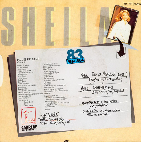 descargar álbum Sheila - Plus De Problème