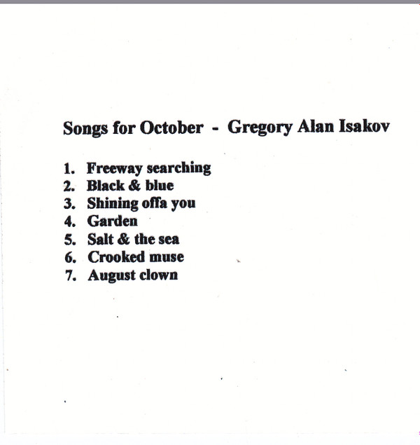 descargar álbum Download Gregory Alan Isakov - Songs For October album