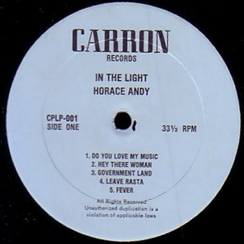 Horace Andy – In The Light (1977, Vinyl) - Discogs