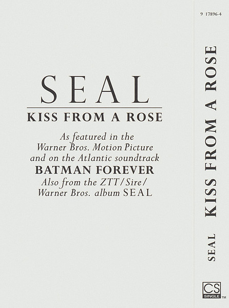 Seal – Kiss From A Rose (1995, Cassette) - Discogs