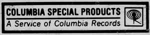 Columbia Special Products on Discogs
