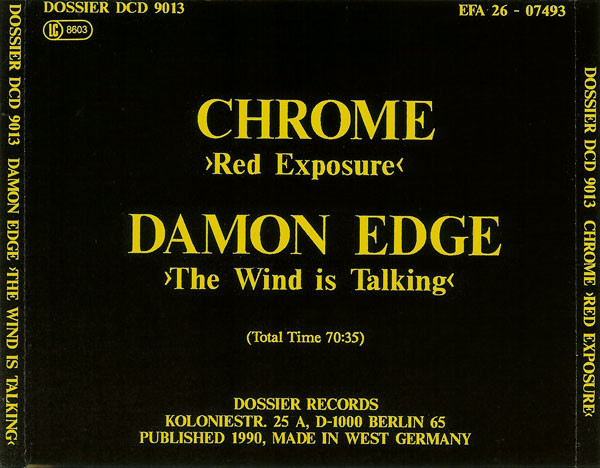 télécharger l'album Chrome Damon Edge - Red Exposure The Wind Is Talking