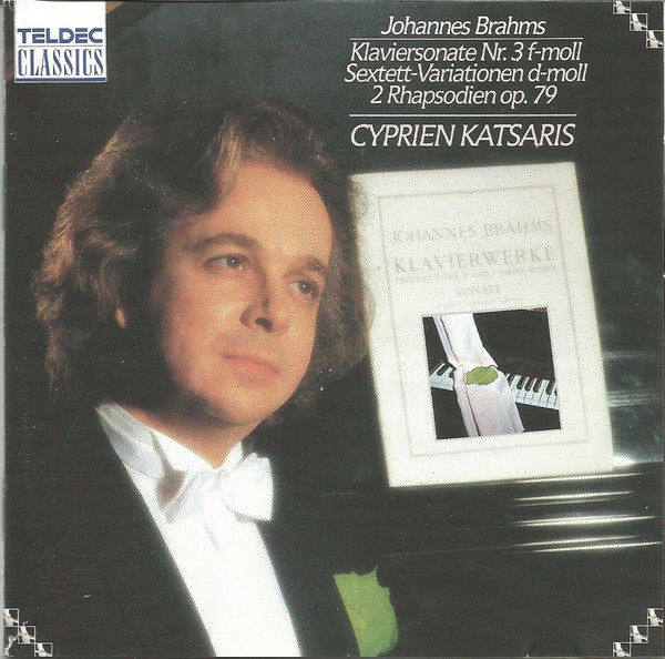 ladda ner album Johannes Brahms Cyprien Katsaris - Klaviersonate Nr 3 F moll Sextett Variationen D moll 2 Rhapsodien Op 79