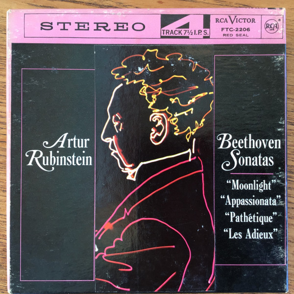 Rubinstein, Beethoven – Sonatas: Moonlight, Les Adieux, Pathétique 