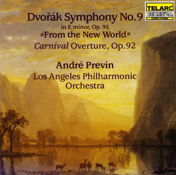 descargar álbum André Previn, Los Angeles Philharmonic Orchestra, Dvořák - Symphony no 9 in E minor op 95 From the New World Carnival Overture op 92