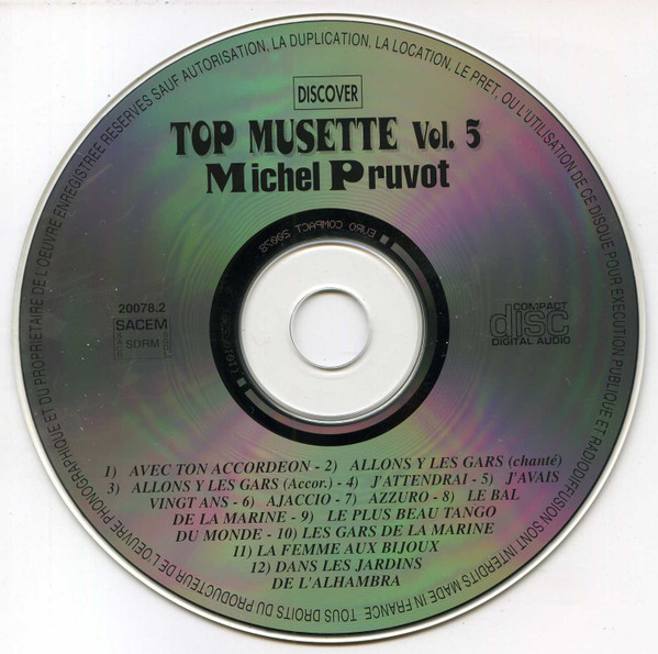 last ned album Michel Pruvot - Top Musette Vol5
