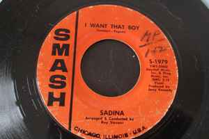 Sadina - I Want That Boy album cover