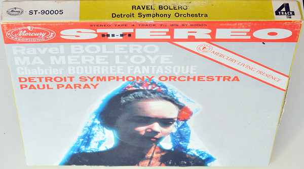 ladda ner album Ravel, Chabrier, Detroit Symphony Orchestra, Paul Paray - Bolero Ma Mere LOye Bourree Fantasque