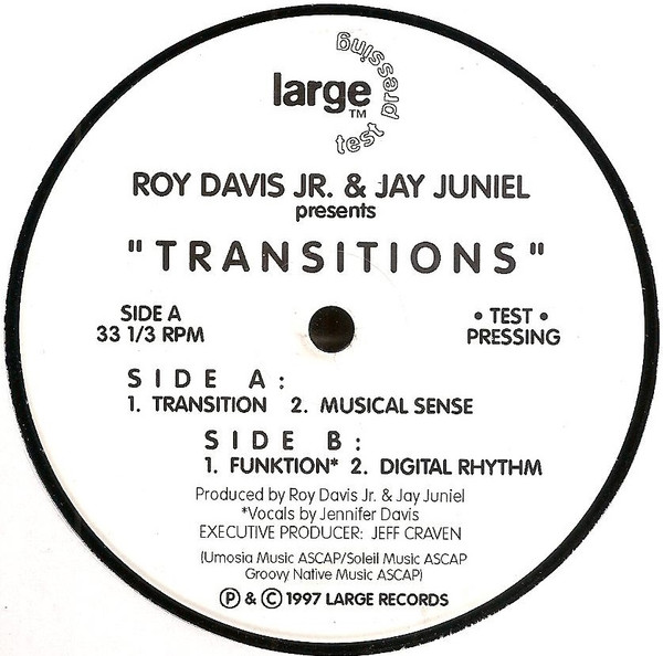 Roy Davis Jr. & Jay Juniel – Transitions (1997, Vinyl) - Discogs