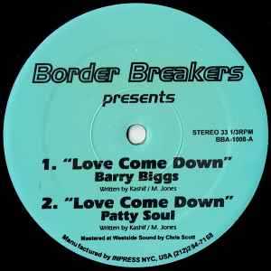 Barry Biggs - Love Come Down album cover