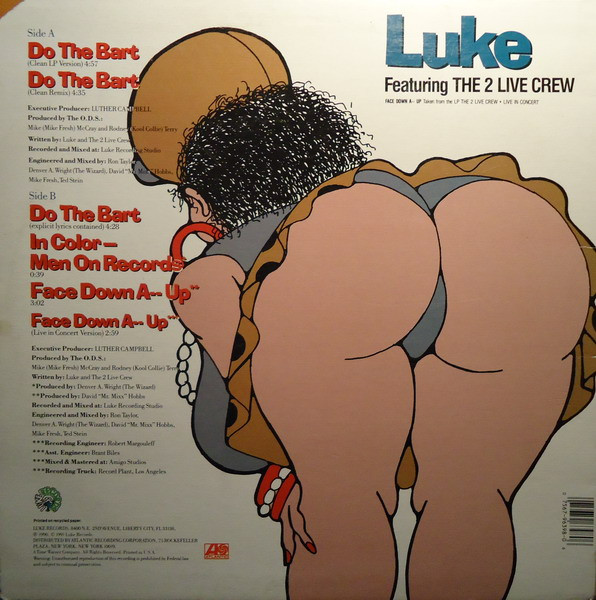 lataa albumi Luke Featuring The 2 Live Crew - Do The Bart