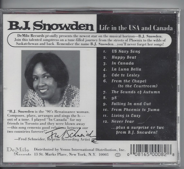 last ned album BJ Snowden - Life In The USA And Canada