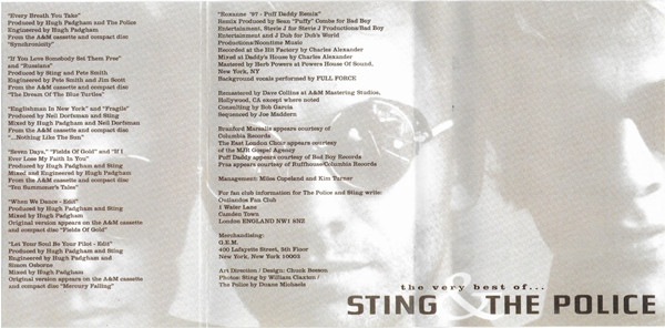 Album herunterladen Sting & The Police - The Very Best Of