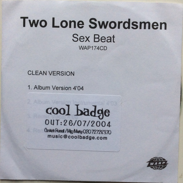 Two Lone Swordsmen - Sex Beat | Releases | Discogs