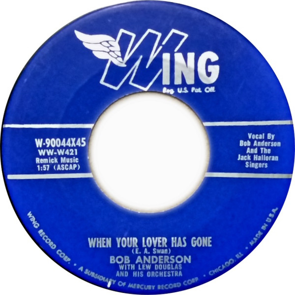 descargar álbum Bob Anderson - When Your Lover Has Gone