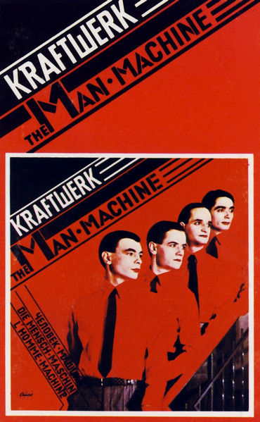 Kraftwerk – The Man Machine (1978, Blue On-Body Print, Cassette 