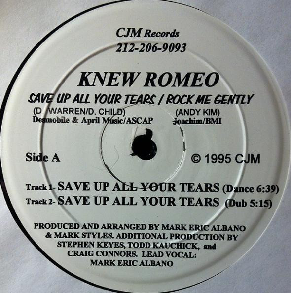 Album herunterladen Knew Romeo - Save Up All Your TearsRock Me Gently