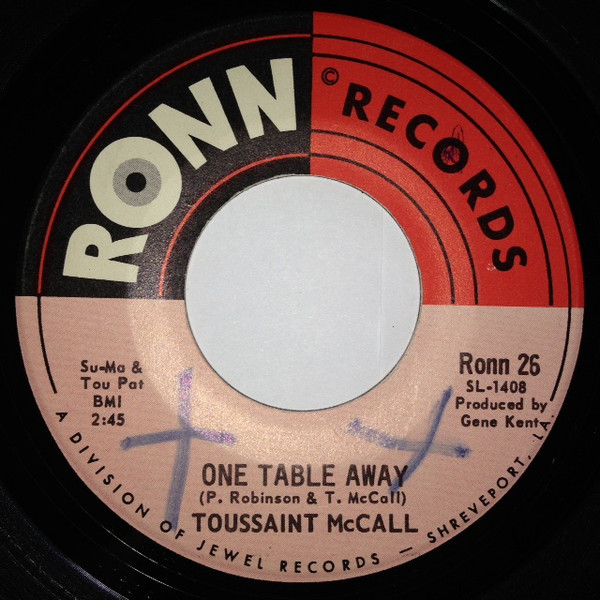 ladda ner album Toussaint McCall - One Table Away My Love Is A Guarantee