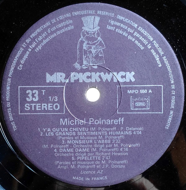 descargar álbum Michel Polnareff - YA QuUn Cheveu