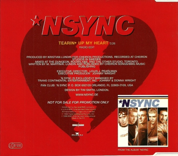 cartel de nsync 1998