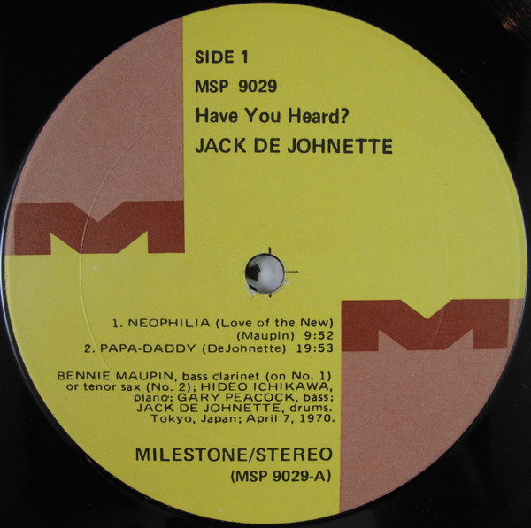 télécharger l'album Jack DeJohnette - Have You Heard
