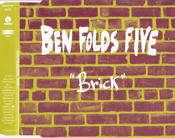 Ben Folds Five – Brick (1998, CD) - Discogs