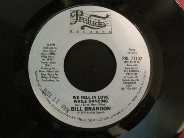 Bill Brandon – We Fell In Love While Dancing (1977, Vinyl) - Discogs
