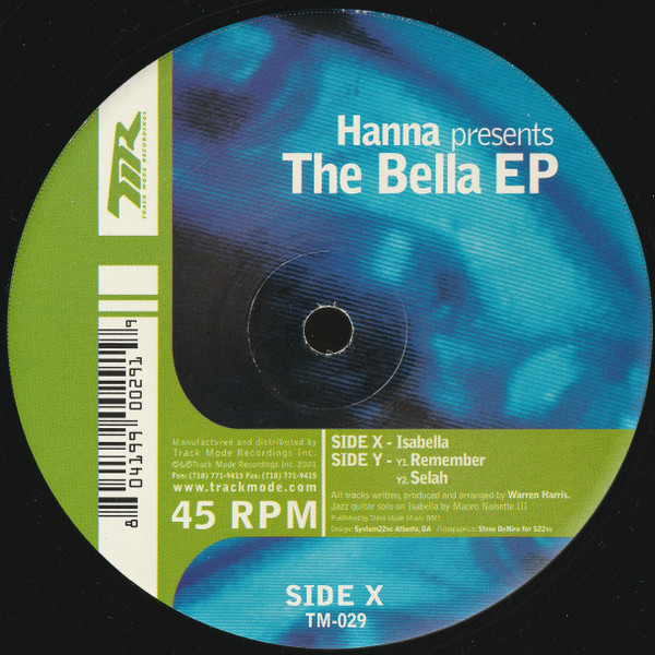 Hanna – The Bella EP (2001, Vinyl) - Discogs