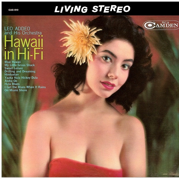Leo Addeo And His Orchestra – Hawaii In Stereo (1959, Vinyl